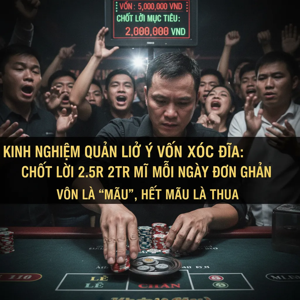 Chốt lời 2 triệu mỗi ngày từ Xóc Đĩa