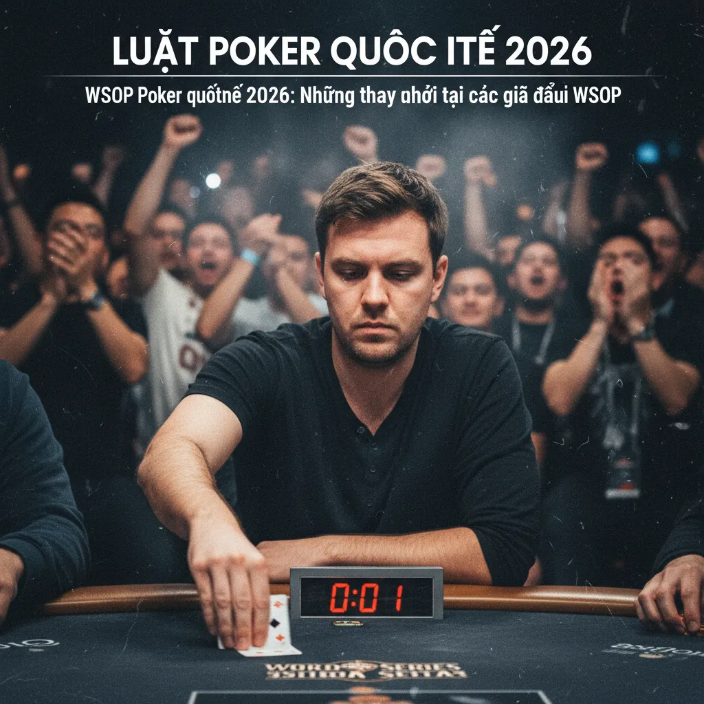 Áp lực thời gian với shot clock trong poker