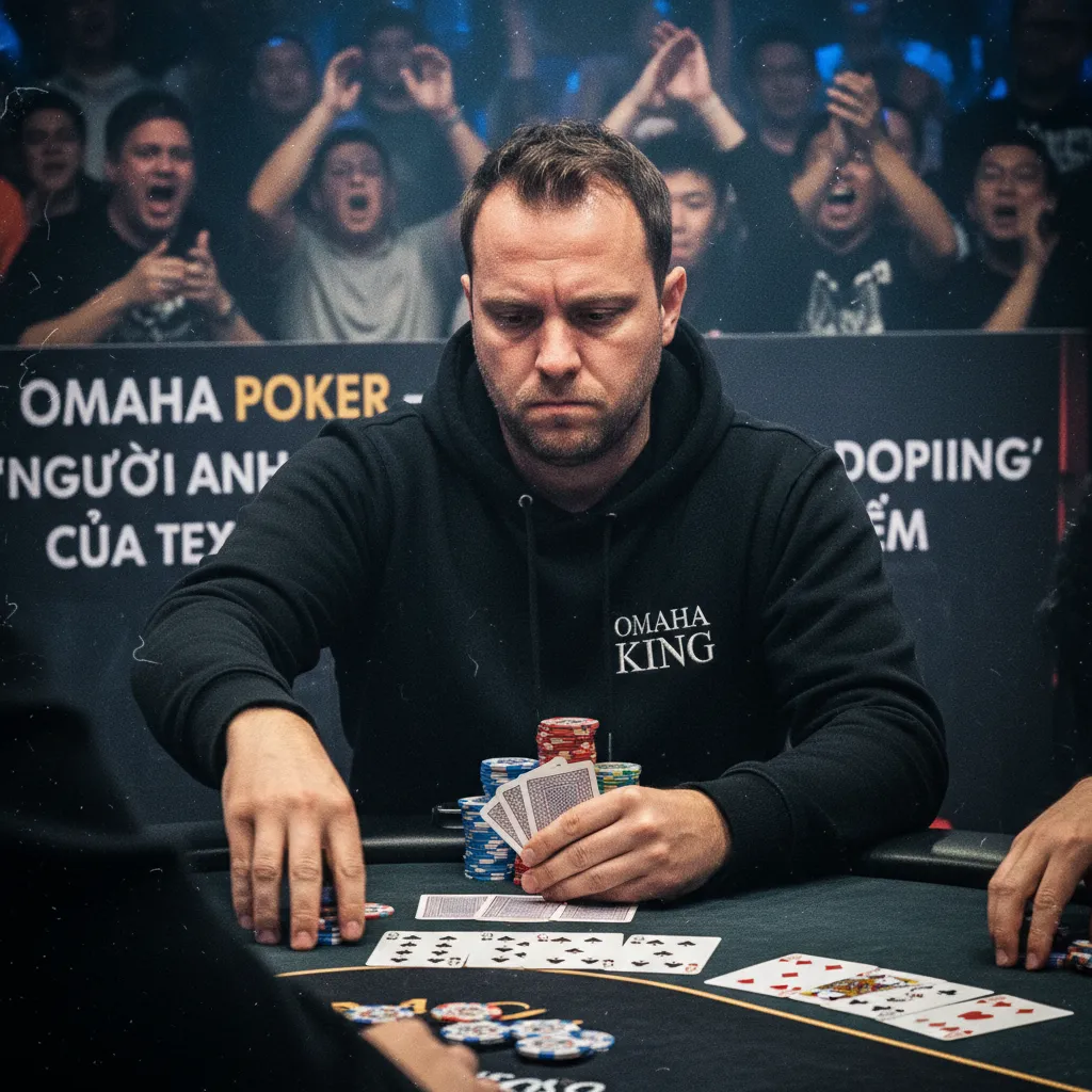 Một ván bài Seven-Card Stud đang diễn ra